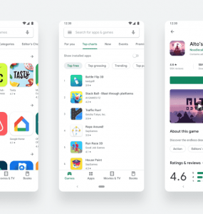 Google Play Store Yeni Tasarım